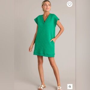 Quilted mini dress size M